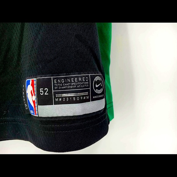 Sold! Kyrie Irving Boston Celtics Black, green Jersey - Sz 52 - Picture 3 of 3